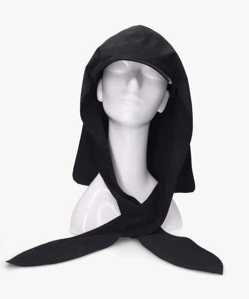 OVERRIDE（オーバーライド）の「OVERRIDE  REC SUNSHADE SCARF CAP SG / オーバーライド（キャップ・レディース・ライトグレー/ブラック・57~59cm）」の6枚目の写真