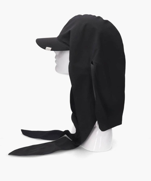 OVERRIDE（オーバーライド）の「OVERRIDE  REC SUNSHADE SCARF CAP SG / オーバーライド（キャップ・レディース・ライトグレー/ブラック・57~59cm）」の7枚目の写真