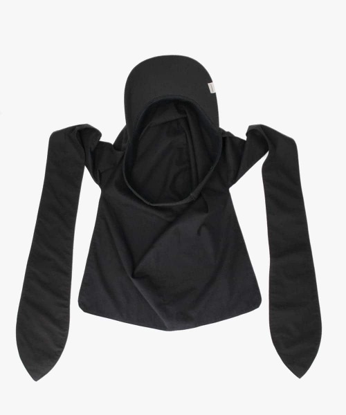 OVERRIDE（オーバーライド）の「OVERRIDE  REC SUNSHADE SCARF CAP SG / オーバーライド（キャップ・レディース・ライトグレー/ブラック・57~59cm）」の11枚目の写真