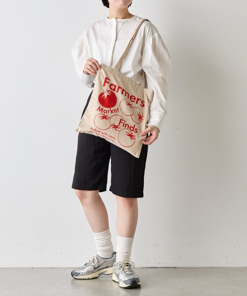 BIRTHDAY BAR（バースデイバー）の「Food Party Tote　フードパーティートートバッグ（トートバッグ・レディース・ベージュ/カーキ/ピンク/グリーン・0）」の11枚目の写真