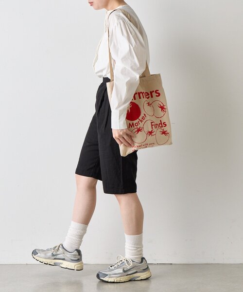 BIRTHDAY BAR（バースデイバー）の「Food Party Tote　フードパーティートートバッグ（トートバッグ・レディース・ベージュ/カーキ/ピンク/グリーン・0）」の10枚目の写真