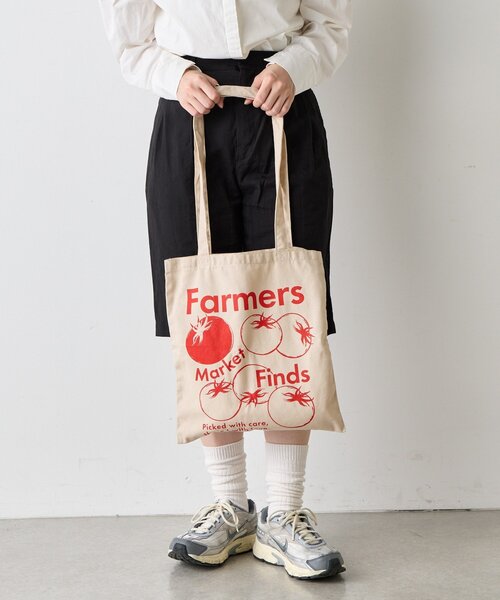 BIRTHDAY BAR（バースデイバー）の「Food Party Tote　フードパーティートートバッグ（トートバッグ・レディース・ベージュ/カーキ/ピンク/グリーン・0）」の8枚目の写真