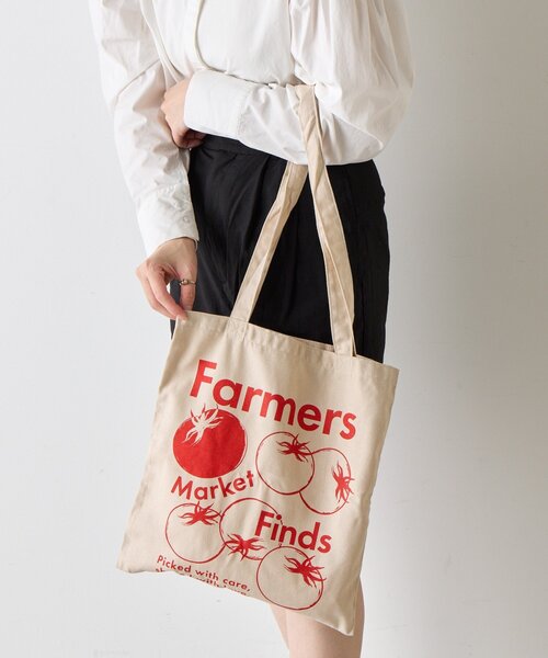 BIRTHDAY BAR（バースデイバー）の「Food Party Tote　フードパーティートートバッグ（トートバッグ・レディース・ベージュ/カーキ/ピンク/グリーン・0）」の7枚目の写真