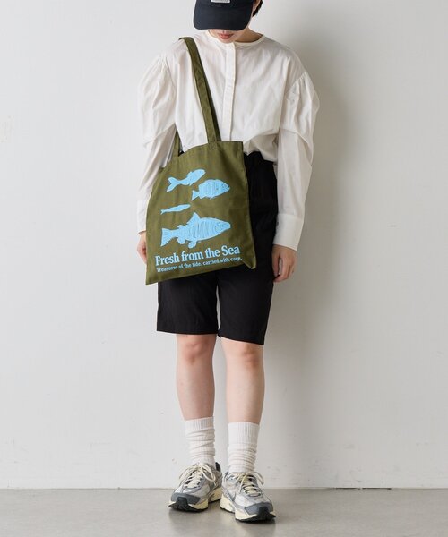 BIRTHDAY BAR（バースデイバー）の「Food Party Tote　フードパーティートートバッグ（トートバッグ・レディース・ベージュ/カーキ/ピンク/グリーン・0）」の21枚目の写真