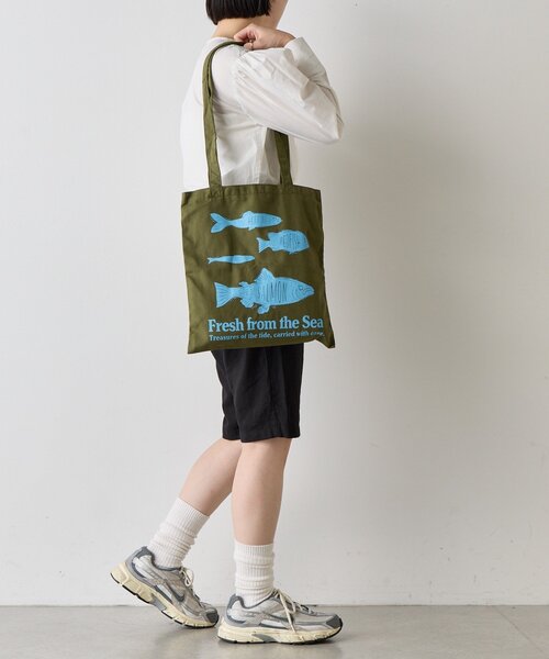 BIRTHDAY BAR（バースデイバー）の「Food Party Tote　フードパーティートートバッグ（トートバッグ・レディース・ベージュ/カーキ/ピンク/グリーン・0）」の22枚目の写真