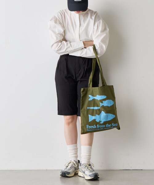 BIRTHDAY BAR（バースデイバー）の「Food Party Tote　フードパーティートートバッグ（トートバッグ・レディース・ベージュ/カーキ/ピンク/グリーン・0）」の21枚目の写真