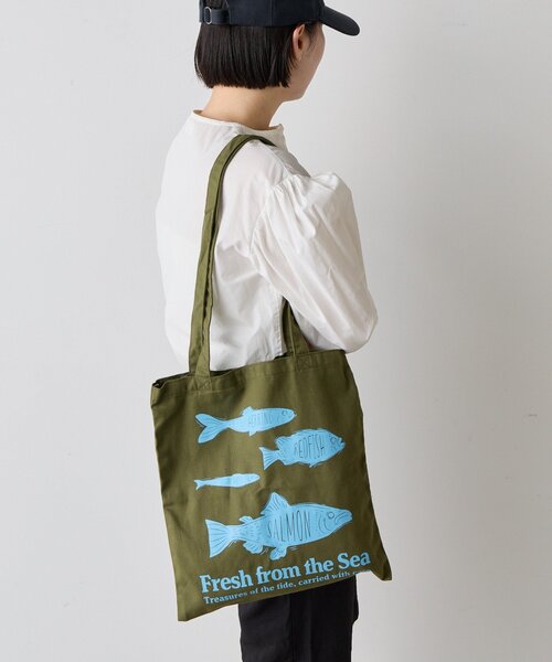 BIRTHDAY BAR（バースデイバー）の「Food Party Tote　フードパーティートートバッグ（トートバッグ・レディース・ベージュ/カーキ/ピンク/グリーン・0）」の20枚目の写真