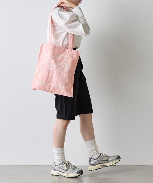 BIRTHDAY BAR（バースデイバー）の「Food Party Tote　フードパーティートートバッグ（トートバッグ・レディース・ベージュ/カーキ/ピンク/グリーン・0）」の18枚目の写真