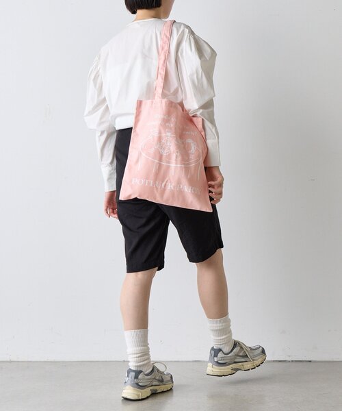 BIRTHDAY BAR（バースデイバー）の「Food Party Tote　フードパーティートートバッグ（トートバッグ・レディース・ベージュ/カーキ/ピンク/グリーン・0）」の17枚目の写真