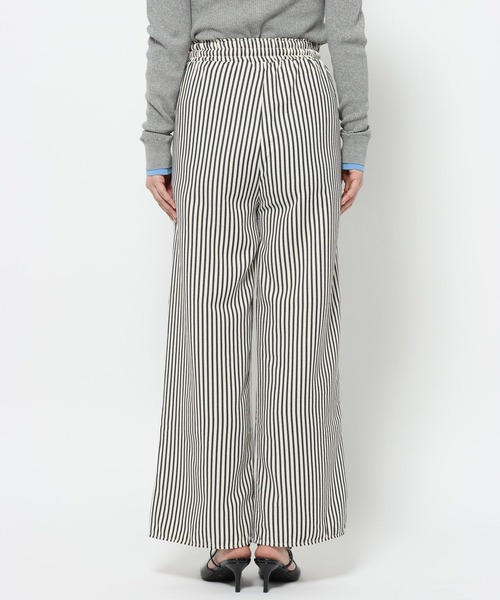 mysty woman(ミスティウーマン)の「サッカーストライプパンツ 647267(その他パンツ・レディース・ブラック/ベージュ/ネイビー・FREE)」の11枚目の写真