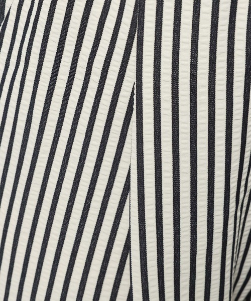 mysty woman(ミスティウーマン)の「サッカーストライプパンツ 647267(その他パンツ・レディース・ブラック/ベージュ/ネイビー・FREE)」の18枚目の写真