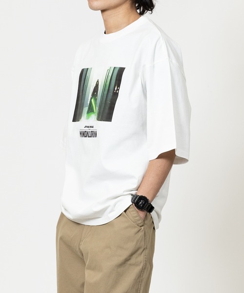 JOHN'S CLOSET（ジョンズクローゼット）の「【k】〔STAR WARS/スターウォーズ〕Mandalorian Tシャツ（Tシャツ/カットソー・メンズ・ブラック系その他/ホワイト系その他2/ブラック系その他2/ホワイト系その他・MEDIUM/LARGE）」の21枚目の写真