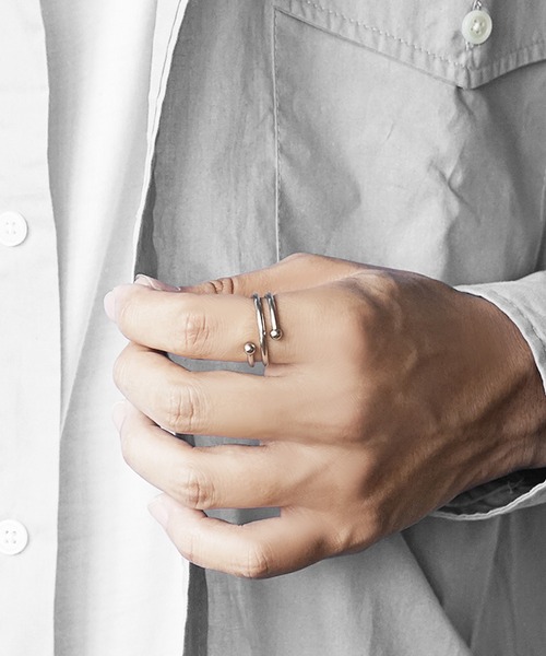 MinoriTY(マイノリティ)の「【MinoriTY select】ループリング メンズ ウィメンズ 指輪 ユニセックス(リング・メンズ・シルバー・XS/L/M/S)」の4枚目の写真