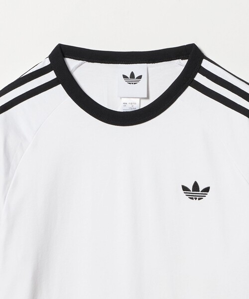 adidas Originals（アディダスオリジナルス）の「＜adidas Originals＞スリー ストライプ Tシャツ（Tシャツ/カットソー・メンズ・ホワイト/ブラック・L/XL/M）」の8枚目の写真
