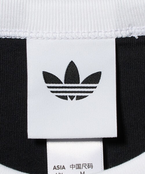 adidas Originals（アディダスオリジナルス）の「＜adidas Originals＞スリー ストライプ Tシャツ（Tシャツ/カットソー・メンズ・ホワイト/ブラック・L/XL/M）」の10枚目の写真