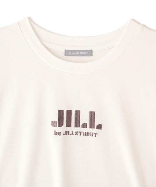 JILL by JILL STUART(ジルバイジルスチュアート)の「刺繍ロゴTシャツオーガニックコットン(Tシャツ/カットソー・レディース・ブルー/ブラック/ホワイト/ピンク・FREE)」の8枚目の写真