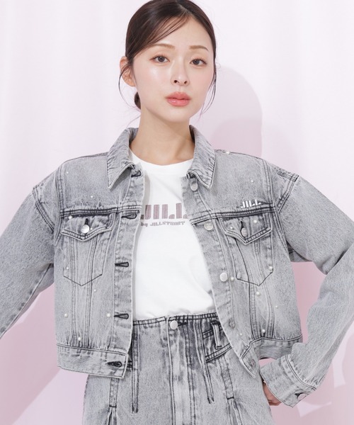 JILL by JILL STUART(ジルバイジルスチュアート)の「【新色追加】刺繍ロゴTシャツオーガニックコットン(Tシャツ/カットソー・レディース・ブルー/ブラック/ホワイト/ピンク/ホワイト系その他/ホワイト系その他3/ピンク系その他・FREE)」の17枚目の写真