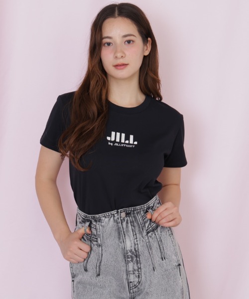 JILL by JILL STUART(ジルバイジルスチュアート)の「刺繍ロゴTシャツオーガニックコットン(Tシャツ/カットソー・レディース・ブルー/ブラック/ホワイト/ピンク・FREE)」の16枚目の写真