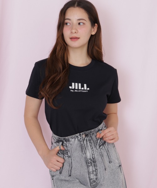 JILL by JILL STUART(ジルバイジルスチュアート)の「刺繍ロゴTシャツオーガニックコットン(Tシャツ/カットソー・レディース・ブルー/ブラック/ホワイト/ピンク・FREE)」の18枚目の写真