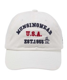 MUNSINGWEAR（マンシングウェア）の「コットンツイルロゴデザインベースボールキャップ（キャップ）」