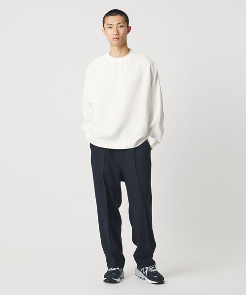 UNITED ARROWS & SONS by DAISUKE OBANA(ユナイテッドアローズアンドサンズバイダイスケオバナ)の「<D.O UNITED ARROWS BY DAISUKE OBANA>ESEENS Ⅰ DLMN L/SL CREW 26SS/ロングスリーブTシャツ(Tシャツ/カットソー・メンズ・ブラック/ネイビー/ホワイト/ダークグレー・XL/M/S/L)」の6枚目の写真