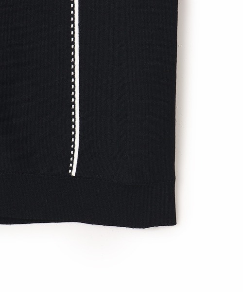 atmos（アトモス）の「atmos Milano Rib Open Coller Knit Shirt  / アトモス ミラノ リブ オープン カラー ニット シャツ（ニット/セーター・メンズ・ライトブルー/ホワイト/ブラック・M/XL/L）」の7枚目の写真