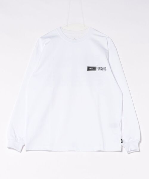 Quiksilver(クイックシルバー)の「QUIKSILVER メンズ MERCURY BOX LS 長袖サーフTシャツ 【2026年春夏モデル】/クイックシルバー速乾水陸両用UVカット接触冷感ラッシュガード(Tシャツ/カットソー・メンズ・ブラック/ホワイト/カーキ・LARGE/MEDIUM/X-LARGE/SMALL)」の2枚目の写真