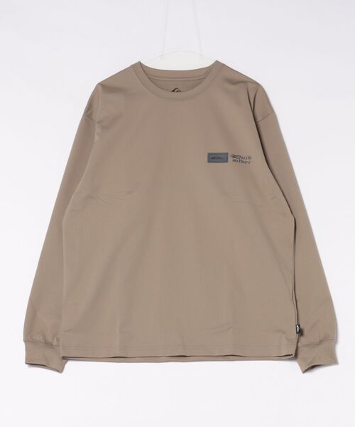 Quiksilver(クイックシルバー)の「QUIKSILVER メンズ MERCURY BOX LS 長袖サーフTシャツ 【2026年春夏モデル】/クイックシルバー速乾水陸両用UVカット接触冷感ラッシュガード(Tシャツ/カットソー・メンズ・ブラック/ホワイト/カーキ・LARGE/MEDIUM/X-LARGE/SMALL)」の3枚目の写真
