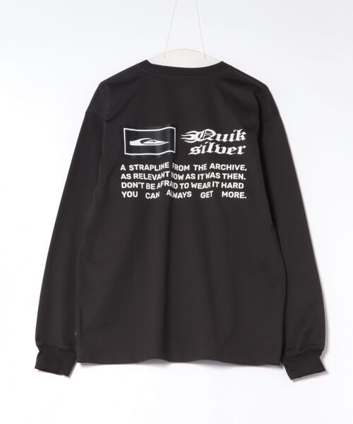 Quiksilver(クイックシルバー)の「QUIKSILVER メンズ MERCURY BOX LS 長袖サーフTシャツ 【2026年春夏モデル】/クイックシルバー速乾水陸両用UVカット接触冷感ラッシュガード(Tシャツ/カットソー・メンズ・ブラック/ホワイト/カーキ・LARGE/MEDIUM/X-LARGE/SMALL)」の5枚目の写真