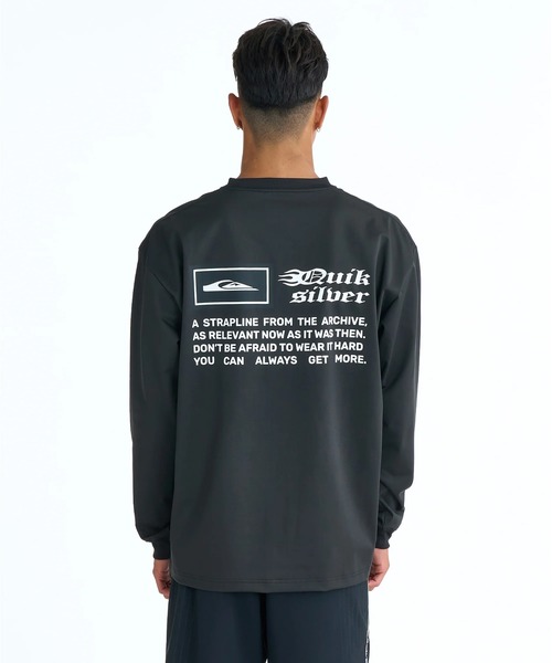 Quiksilver(クイックシルバー)の「QUIKSILVER メンズ MERCURY BOX LS 長袖サーフTシャツ 【2026年春夏モデル】/クイックシルバー速乾水陸両用UVカット接触冷感ラッシュガード(Tシャツ/カットソー・メンズ・ブラック/ホワイト/カーキ・LARGE/MEDIUM/X-LARGE/SMALL)」の11枚目の写真