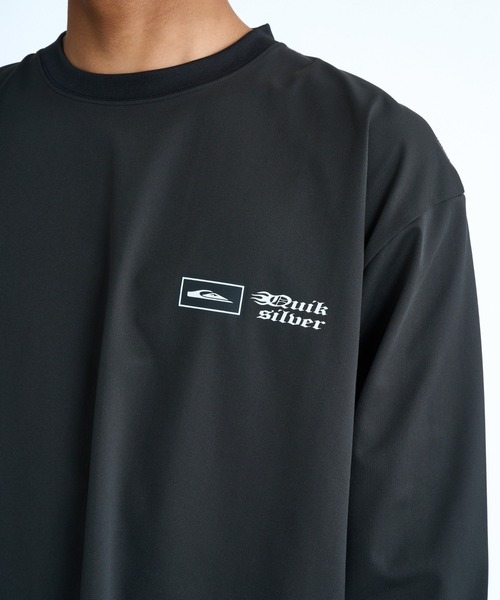 Quiksilver(クイックシルバー)の「QUIKSILVER メンズ MERCURY BOX LS 長袖サーフTシャツ 【2026年春夏モデル】/クイックシルバー速乾水陸両用UVカット接触冷感ラッシュガード(Tシャツ/カットソー・メンズ・ブラック/ホワイト/カーキ・LARGE/MEDIUM/X-LARGE/SMALL)」の8枚目の写真