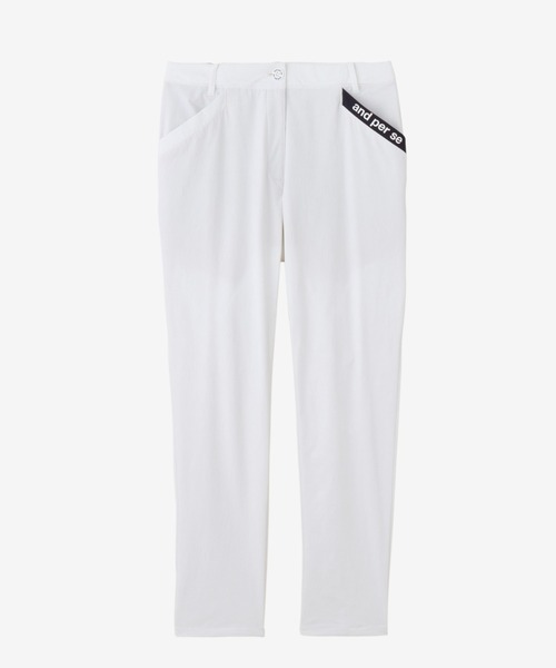 and per se（アンパスィ）の「クールラスティング パンツ（レディース）（その他パンツ・レディース・ホワイト/ネイビー/グレー・M/L/S）」の2枚目の写真