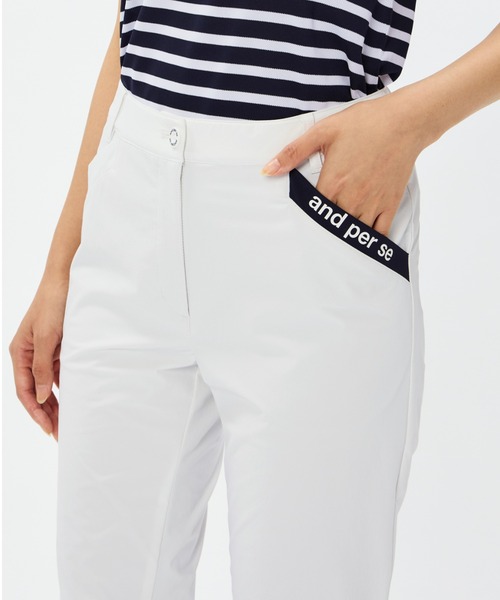 and per se（アンパスィ）の「クールラスティング パンツ（レディース）（その他パンツ・レディース・ホワイト/ネイビー/グレー・M/L/S）」の10枚目の写真