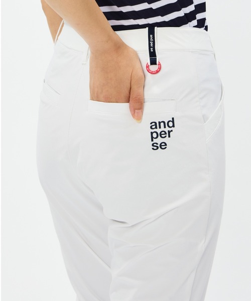 and per se（アンパスィ）の「クールラスティング パンツ（レディース）（その他パンツ・レディース・ホワイト/ネイビー/グレー・M/L/S）」の11枚目の写真
