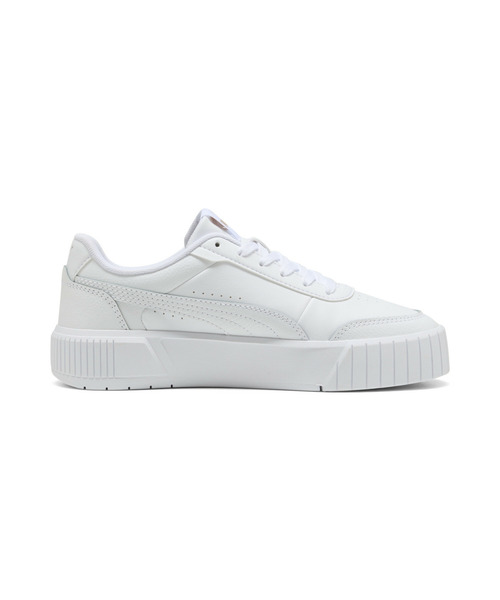 PUMA（プーマ）の「PUMA プーマ ウィメンズ キャリーナ ミア スニーカー（スニーカー・レディース・ホワイト/ホワイト系その他・22.0cm/22.5cm/23.0cm/23.5cm/24.0cm/25.0cm/25.5cm/24.5cm/26.0cm）」の4枚目の写真