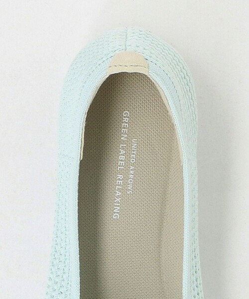 green label relaxing（グリーンレーベルリラクシング）の「ウェルネスシアー スクエア V フラットシューズ / ニットシューズ（その他シューズ・レディース・シルバー/ブラック/ダークブラウン/ライム・25cm/22.5cm/24cm/23.5cm/23cm/24.5cm）」の12枚目の写真