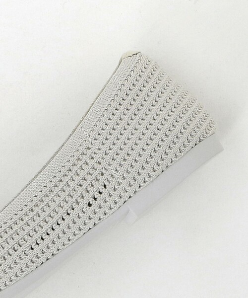 green label relaxing（グリーンレーベルリラクシング）の「ウェルネスシアー スクエア V フラットシューズ / ニットシューズ（その他シューズ・レディース・シルバー/ブラック/ダークブラウン/ライム・25cm/22.5cm/24cm/23.5cm/23cm/24.5cm）」の17枚目の写真