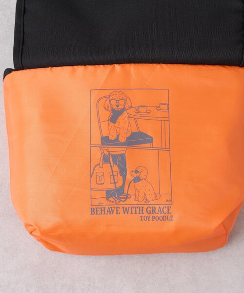 CIAOPANIC TYPY(チャオパニックティピー)の「【ユニセックス】犬刺繍ロゴフラップショルダーバッグ(ショルダーバッグ・メンズ・ブラック・ONE SIZE)」の4枚目の写真