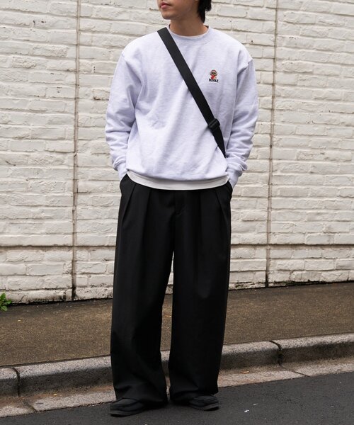 CIAOPANIC TYPY(チャオパニックティピー)の「【ユニセックス】犬刺繍ロゴフラップショルダーバッグ(ショルダーバッグ・メンズ・ブラック・ONE SIZE)」の9枚目の写真