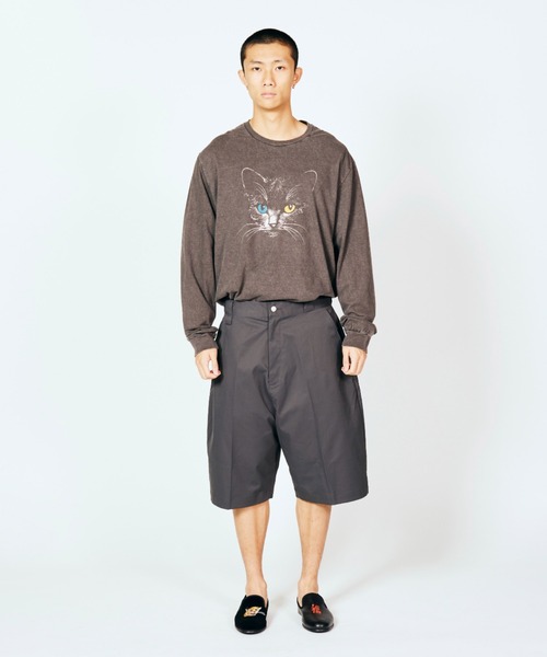 2AM(ツーエイエム)の「JERZEES / ジャージーズ ODD-EYESD CAT LS TEE(Tシャツ/カットソー・メンズ・ブラック/ブラック系1・MEDIUM/LARGE/X-LARGE)」の13枚目の写真