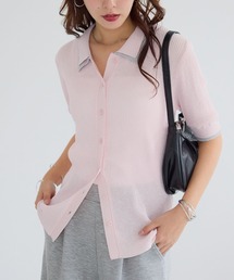 Viola e Viola（ヴィオラエヴィオラ）の「アソートシアーリブニットポロシャツ（ポロシャツ）」