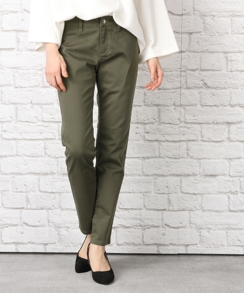 LEPSIM(レプシィム)の「ストレッチベーシックムジスリムパンツ 708270(その他パンツ・レディース・オフホワイト/ネイビー/イエロー/グレイッシュベージュ/カーキ/ブラック・MEDIUM/SMALL/LARGE)」の5枚目の写真