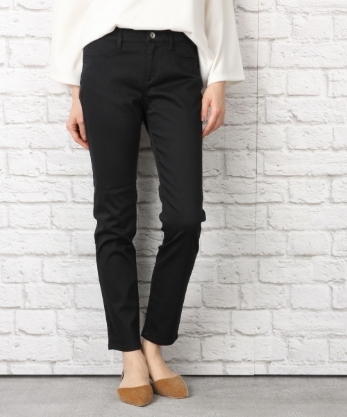 LEPSIM(レプシィム)の「ストレッチベーシックムジスリムパンツ 708270(その他パンツ・レディース・オフホワイト/ネイビー/イエロー/グレイッシュベージュ/カーキ/ブラック・MEDIUM/SMALL/LARGE)」の3枚目の写真