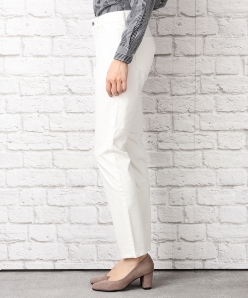 LEPSIM(レプシィム)の「ストレッチベーシックムジスリムパンツ 708270(その他パンツ・レディース・オフホワイト/ネイビー/イエロー/グレイッシュベージュ/カーキ/ブラック・MEDIUM/SMALL/LARGE)」の10枚目の写真