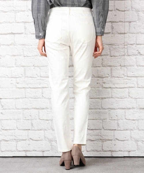 LEPSIM(レプシィム)の「ストレッチベーシックムジスリムパンツ 708270(その他パンツ・レディース・オフホワイト/ネイビー/イエロー/グレイッシュベージュ/カーキ/ブラック・MEDIUM/SMALL/LARGE)」の11枚目の写真