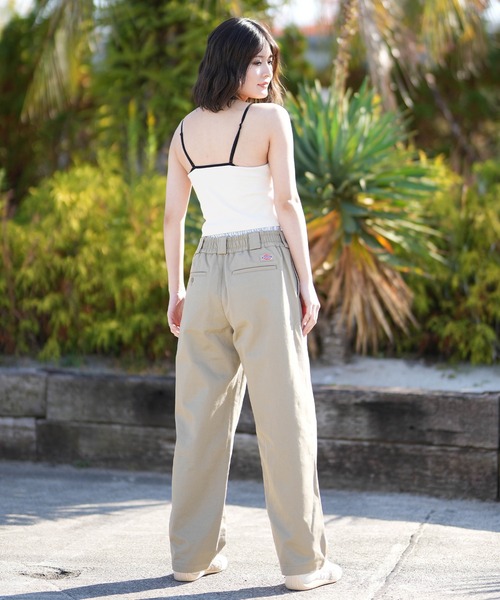 NEW ERA（ニューエラ）の「NEW ERA/ニューエラ レディース キャミソール WS RIB CR CAMISOLE（タンクトップ・レディース・ブラック/アイボリー・S/M）」の6枚目の写真