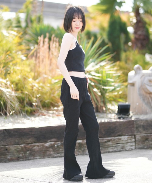 NEW ERA（ニューエラ）の「NEW ERA/ニューエラ レディース キャミソール WS RIB CR CAMISOLE（タンクトップ・レディース・ブラック/アイボリー・S/M）」の13枚目の写真