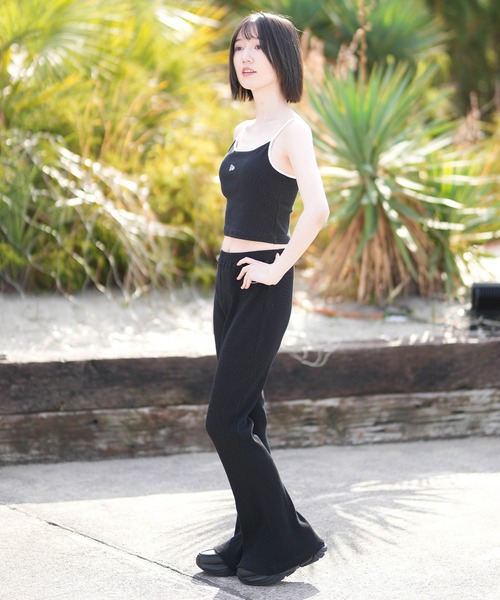 NEW ERA（ニューエラ）の「NEW ERA/ニューエラ レディース キャミソール WS RIB CR CAMISOLE（タンクトップ・レディース・ブラック/アイボリー・S/M）」の14枚目の写真