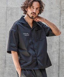 mhs2563-twill stretch open-collar shirt オープンカラーシャツ(1M26N120)