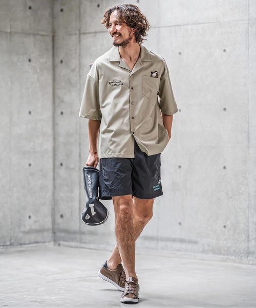 1minute 1second(ワンミニットワンセカンド)の「mhs2563-twill stretch open-collar shirt オープンカラーシャツ(1M26N120)(シャツ/ブラウス・メンズ・ブラック/グレイッシュベージュ/チャコール・XL/L/M/S)」の22枚目の写真